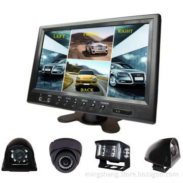 Quad Vision System with 9\" display 10 to 32V DC Input Voltage, PAL a